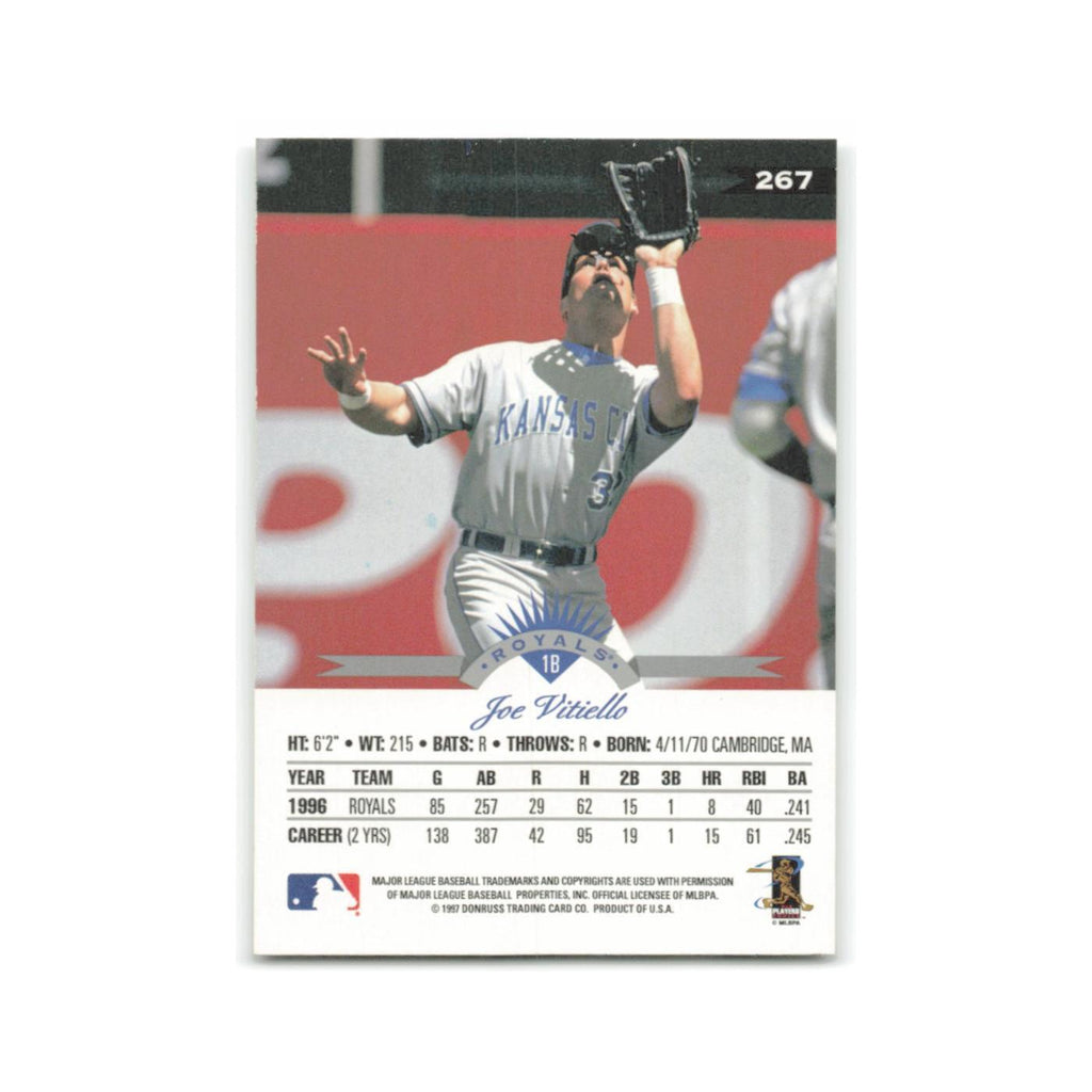Joe Vitiello 1997 Leaf #267 Kansas City Royals Baseball Card NM