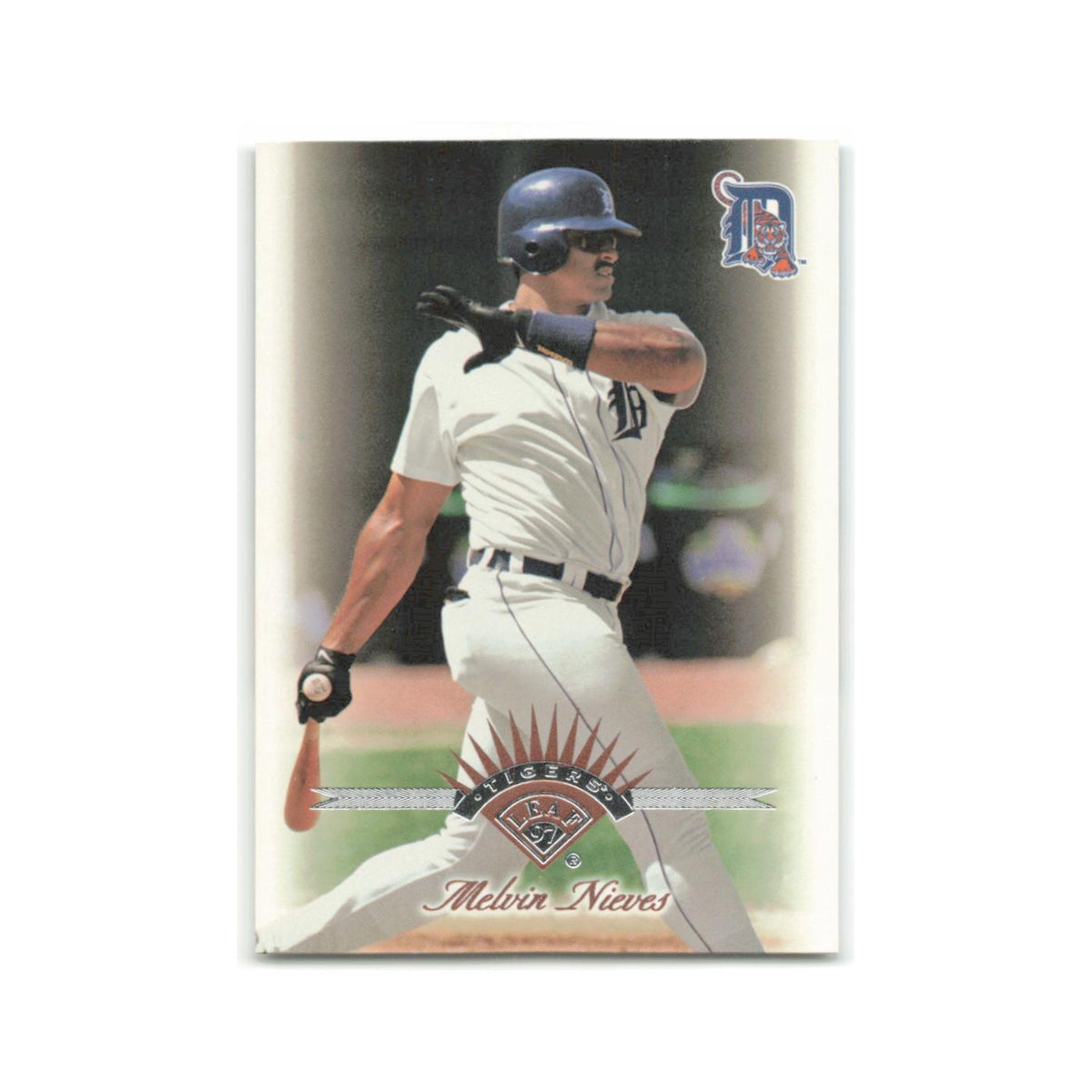 Melvin Nieves 1997 Leaf #232 Detroit Tigers Baseball Card NM