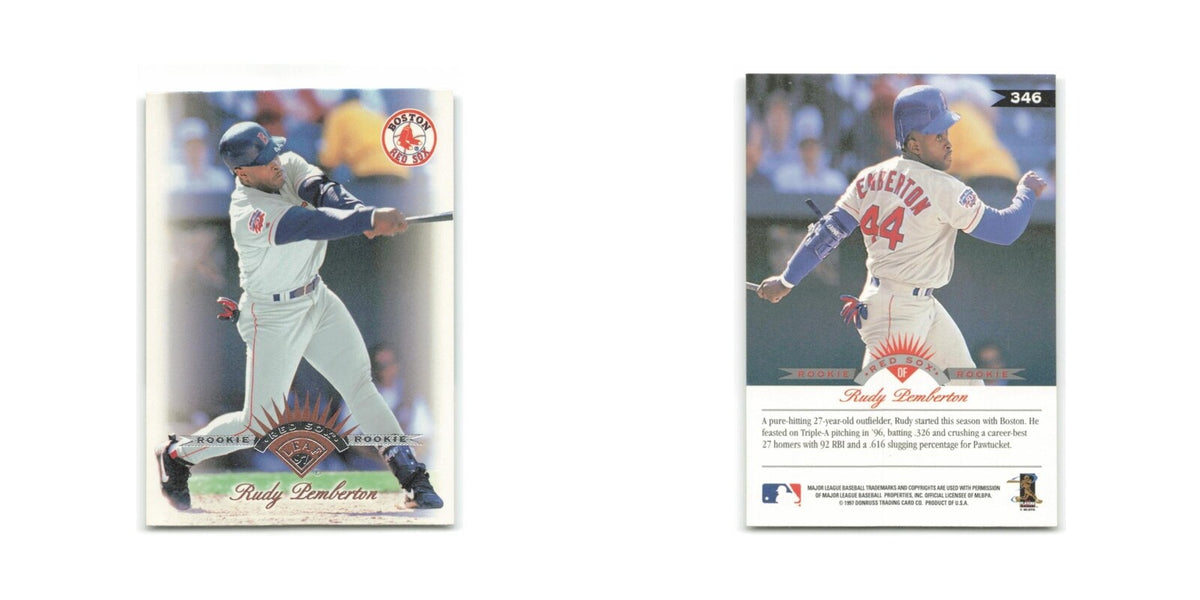 Rudy Pemberton Rookie 1997 Leaf #346 Boston Red Sox Baseball Card NM