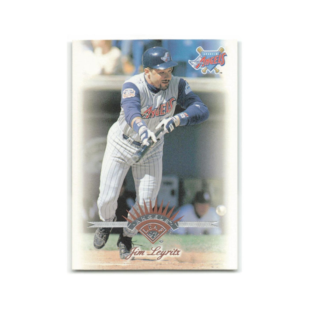 Jim Leyritz 1997 Leaf #264 Anaheim Angels Baseball Card NM