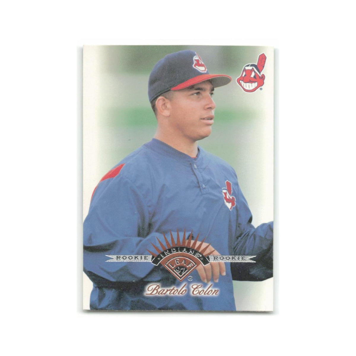 Bartolo Colon Rookie 1997 Leaf #326 Cleveland Indians Baseball Card NM