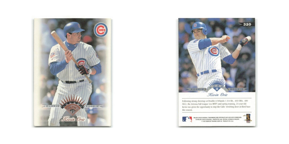 Kevin Orie Rookie 1997 Leaf #320 Chicago Cubs Baseball Card NM
