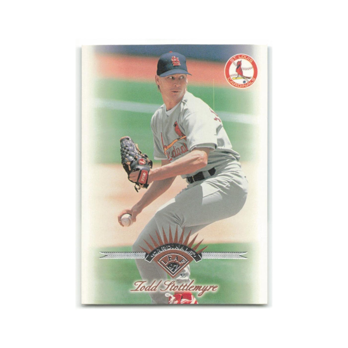 Todd Stottlemyre 1997 Leaf #284 St. Louis Cardinals Baseball Card NM