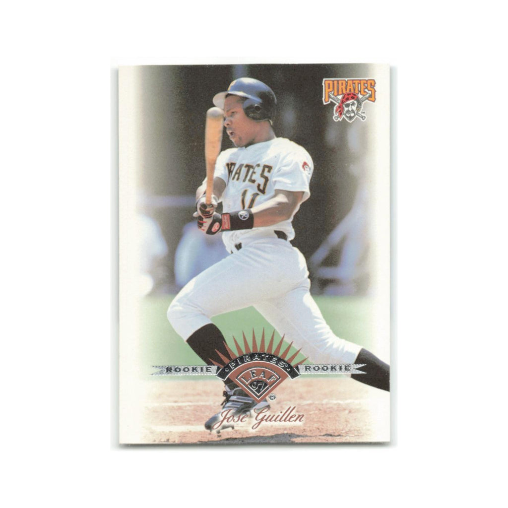Jose Guillen Rookie 1997 Leaf #319 Pittsburgh Pirates Baseball Card NM
