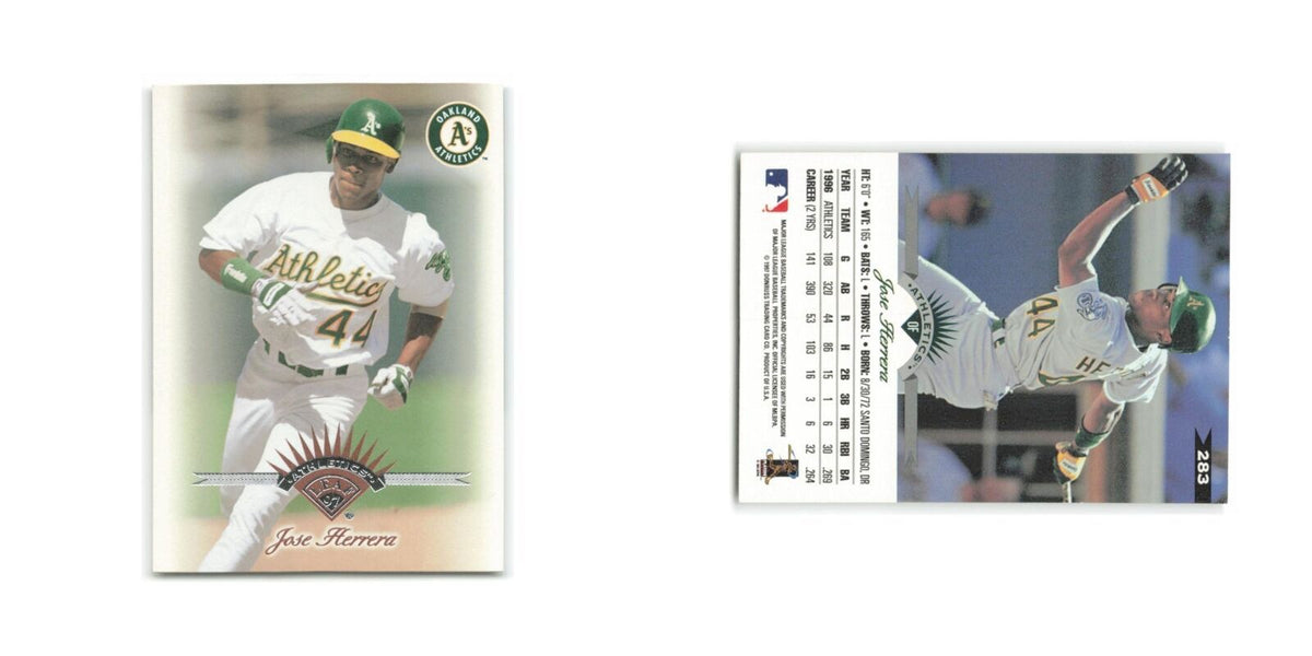 Jose Herrera 1997 Leaf #283 Oakland Athletics Baseball Card NM