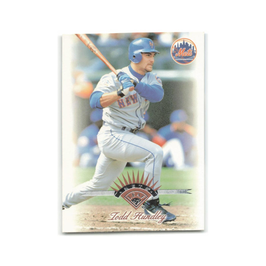 Todd Hundley 1997 Leaf #248 New York Mets Baseball Card NM