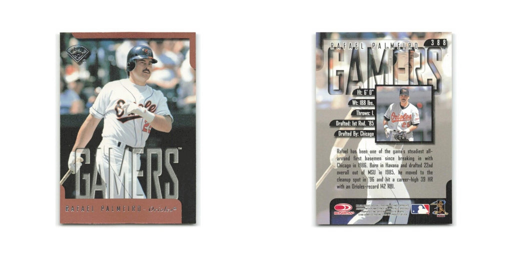 Rafael Palmeiro 1997 Leaf #388 Baltimore Orioles Baseball Card NM