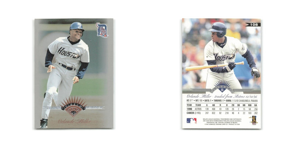 Orlando Miller 1997 Leaf #108 Detroit Tigers Baseball Card NM