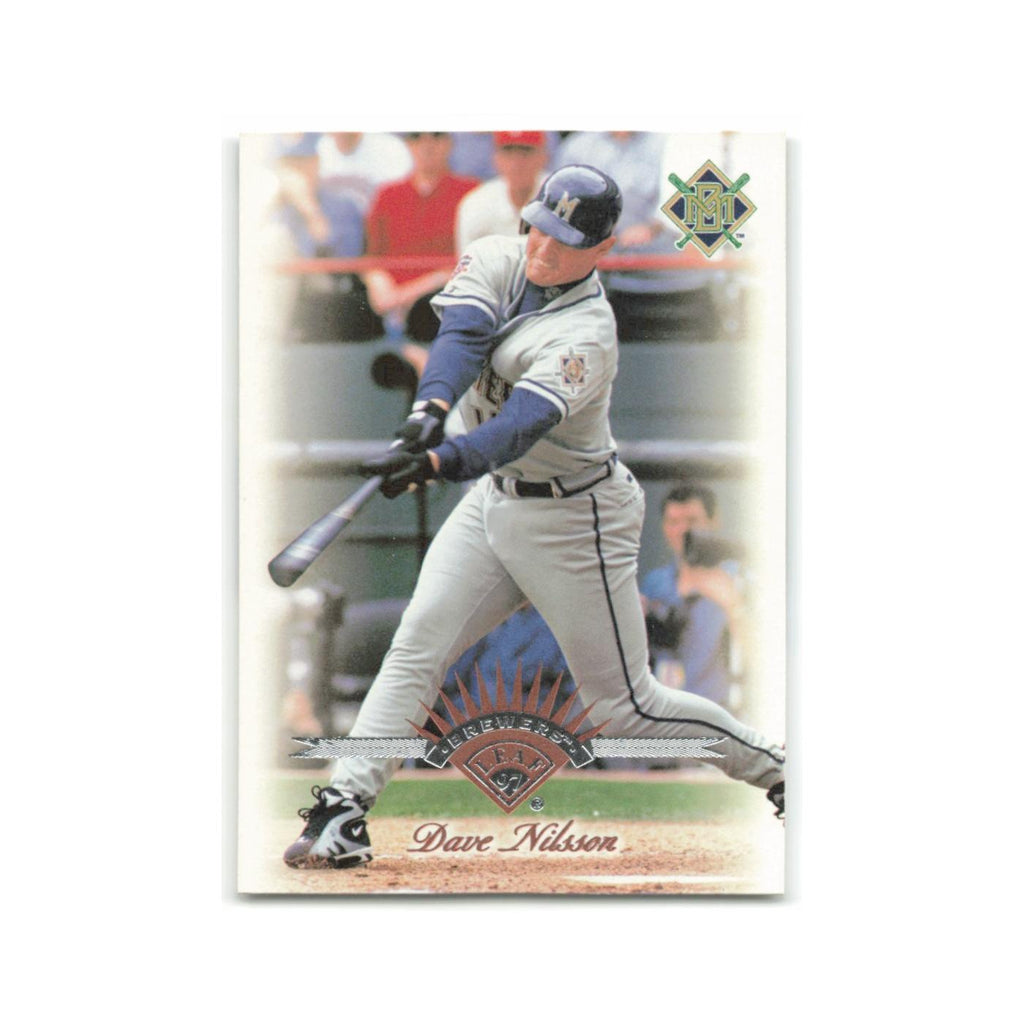 Dave Nilsson 1997 Leaf #316 Milwaukee Brewers Baseball Card NM