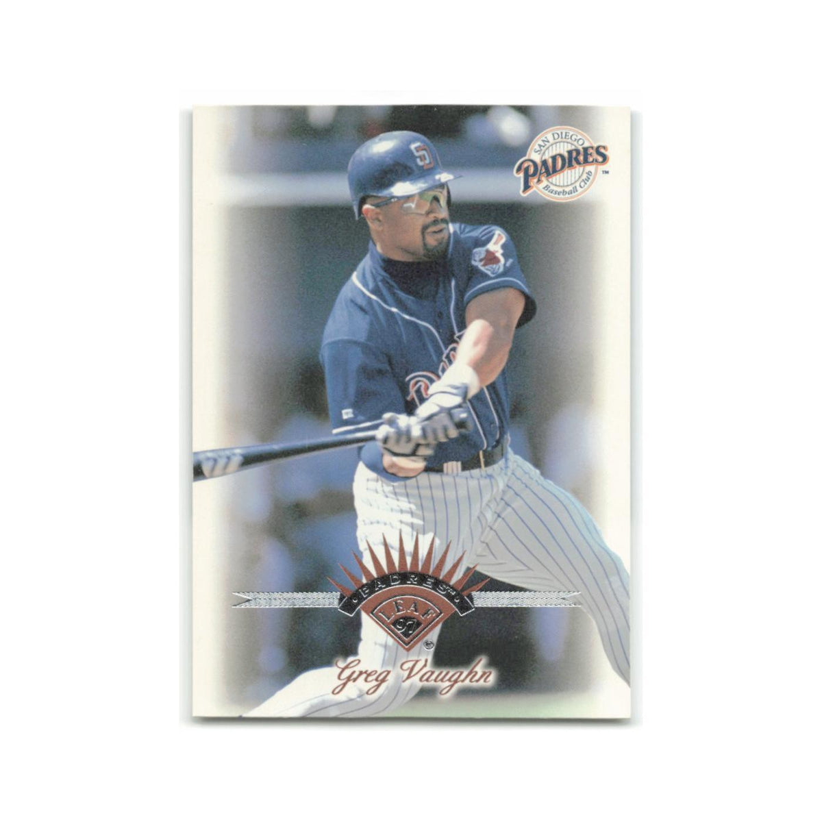 Greg Vaughn 1997 Leaf #314 San Diego Padres Baseball Card NM