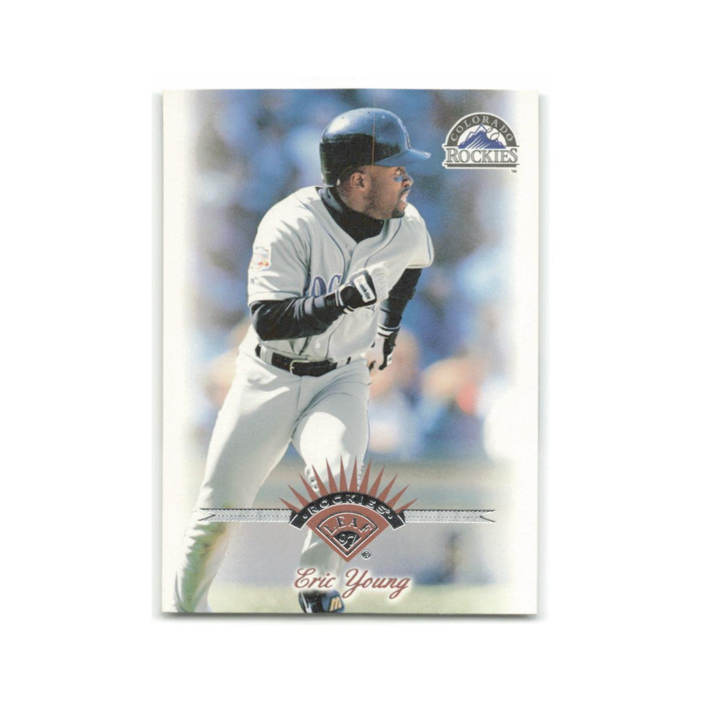 Eric Young 1997 Leaf #225 Colorado Rockies Baseball Card NM
