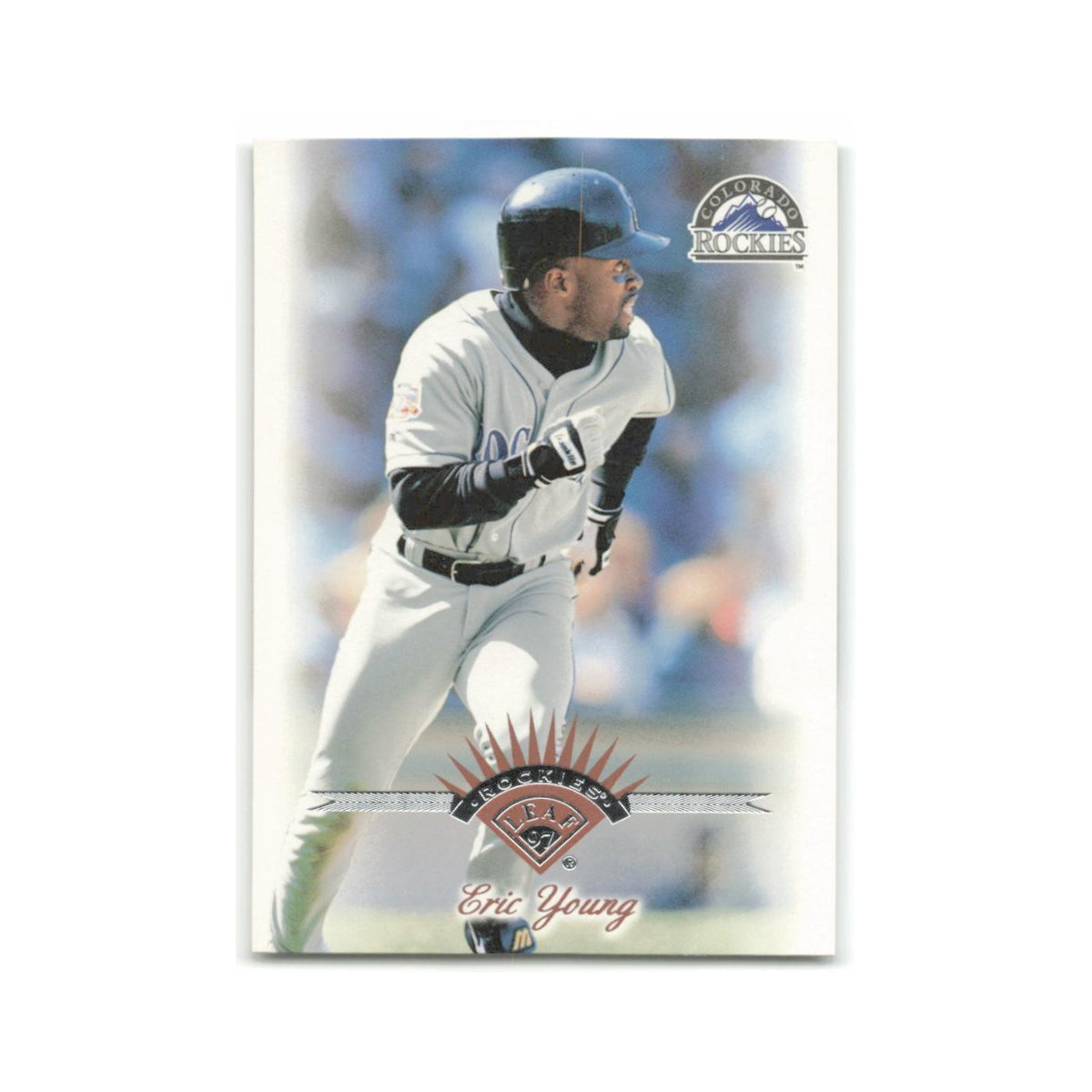 Eric Young 1997 Leaf #225 Colorado Rockies Baseball Card NM
