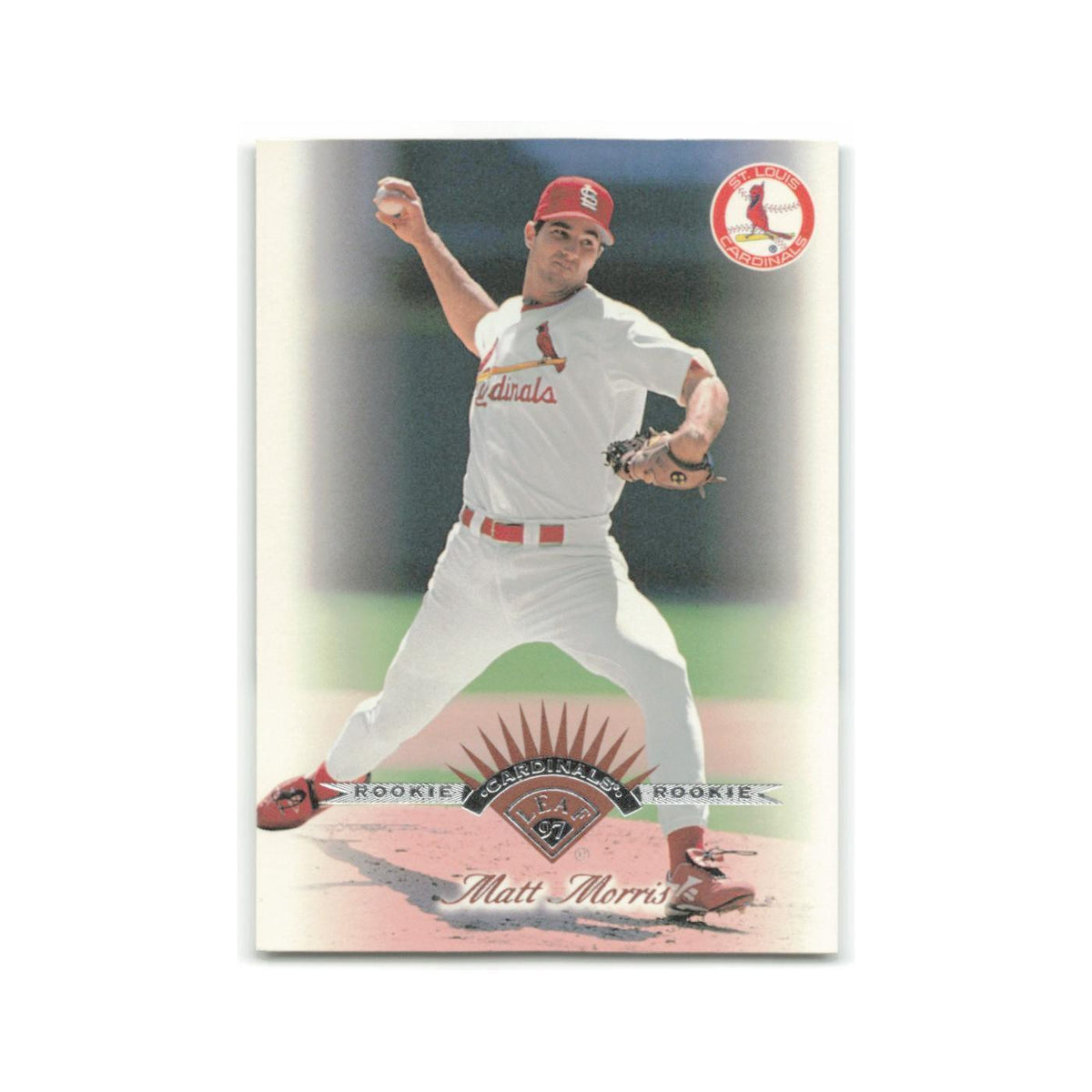 Matt Morris Rookie 1997 Leaf #335 St. Louis Cardinals Baseball Card NM