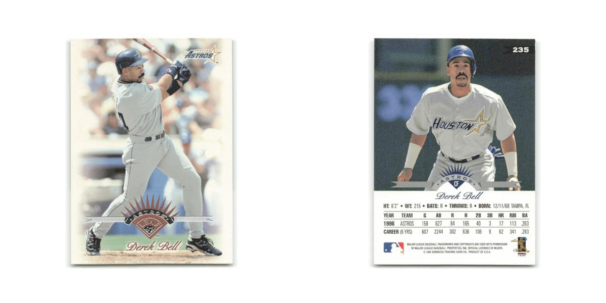 Derek Bell 1997 Leaf #235 Houston Astros Baseball Card NM