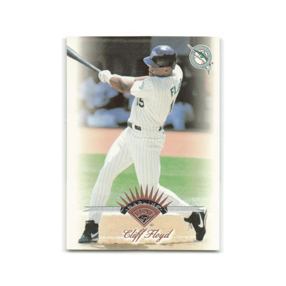 Cliff Floyd 1997 Leaf #250 Florida Marlins Baseball Card NM