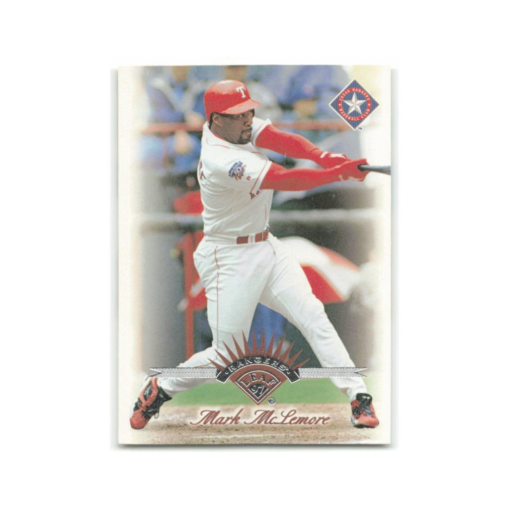 Mark McLemore 1997 Leaf #271 Texas Rangers Baseball Card NM