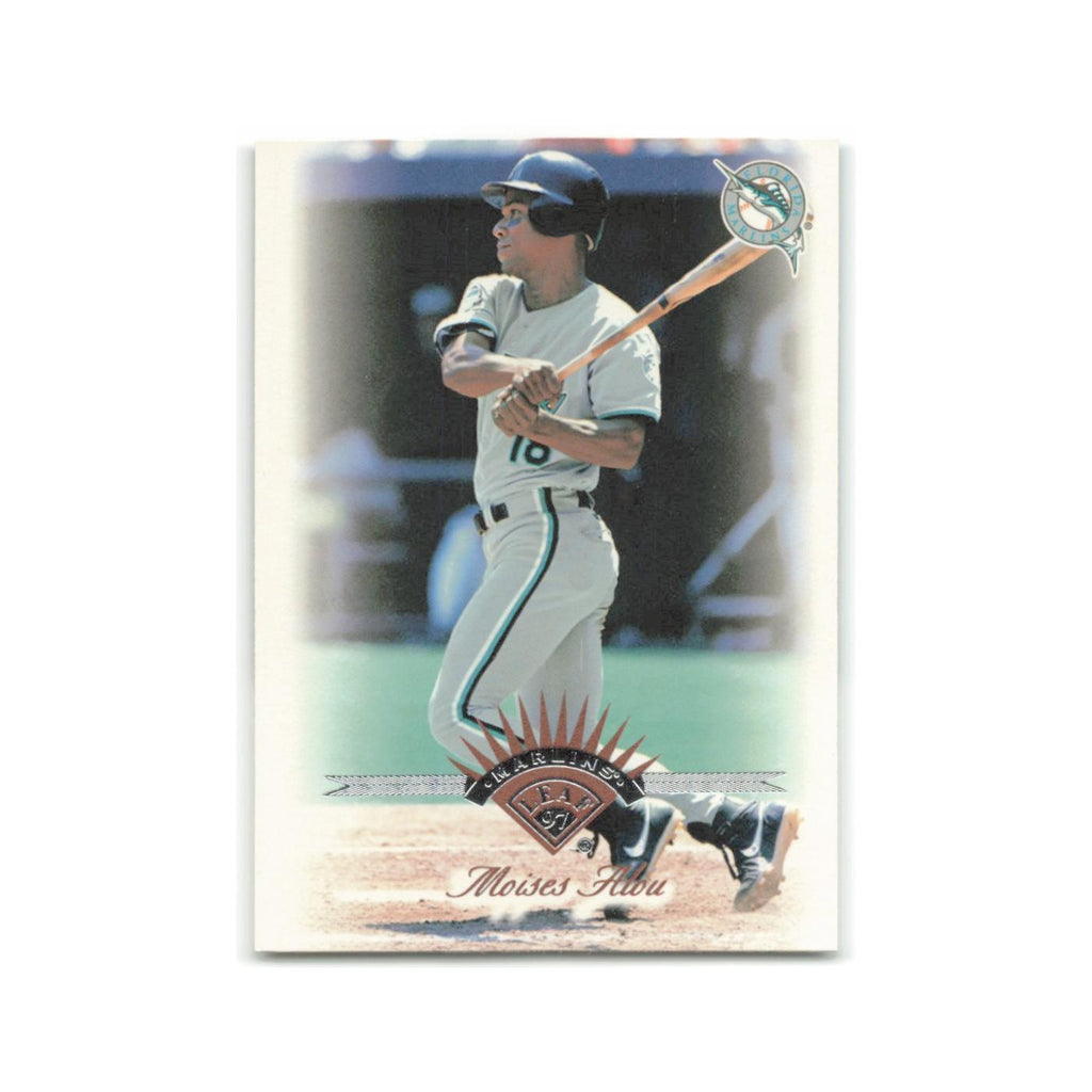 Moises Alou 1997 Leaf #219 Florida Marlins Baseball Card NM