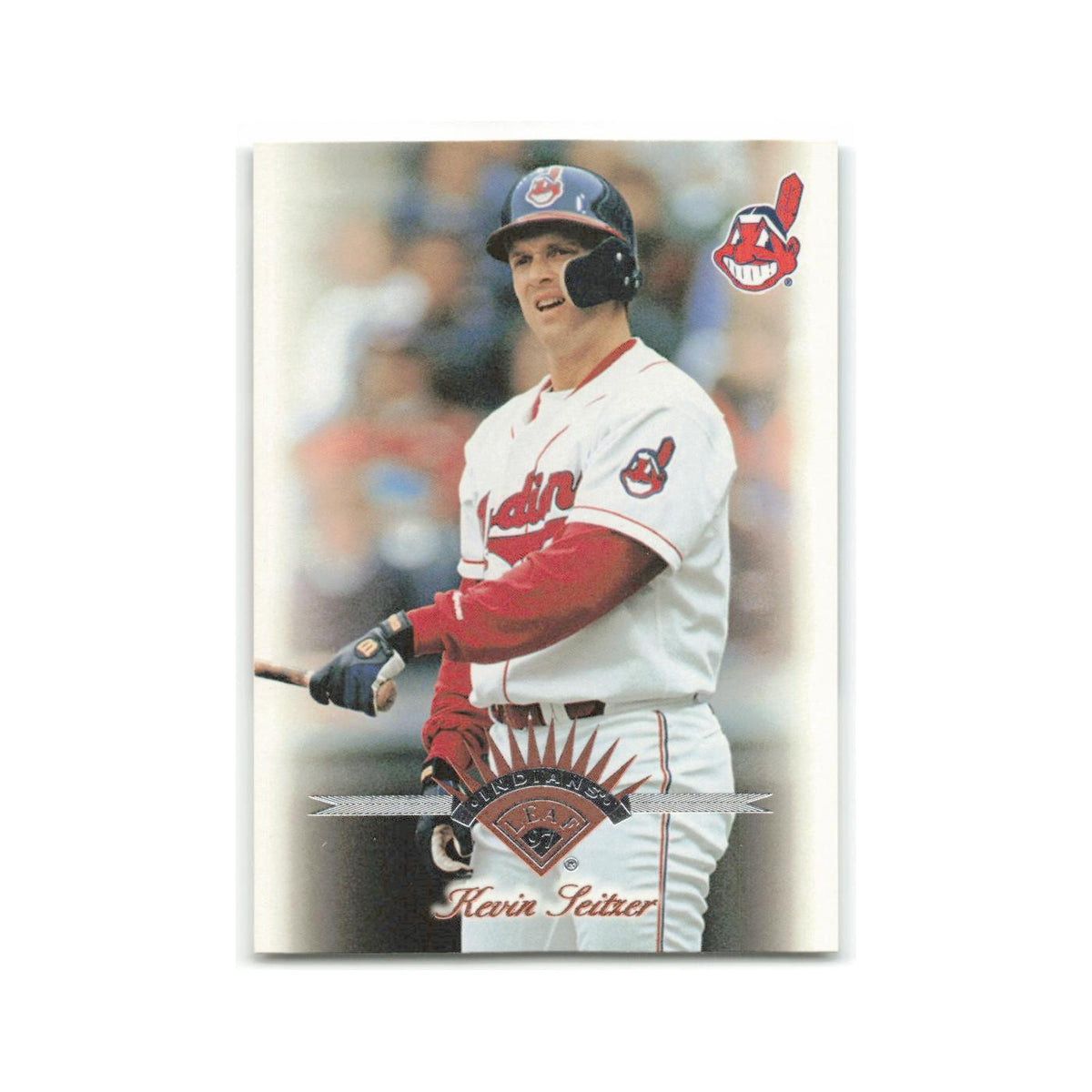 Kevin Seitzer 1997 Leaf #286 Cleveland Indians Baseball Card NM