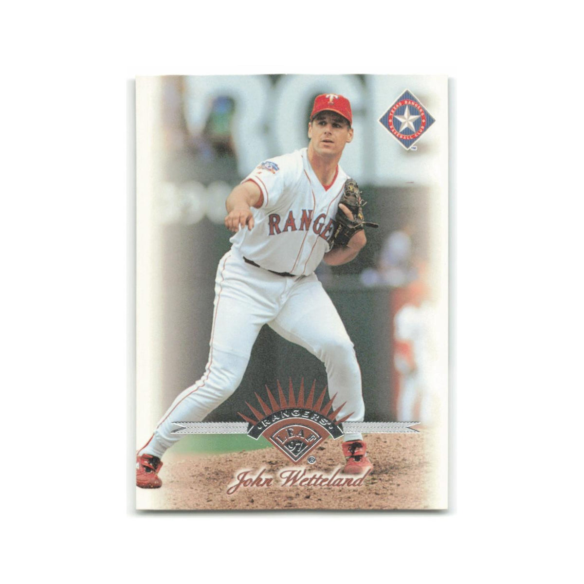 John Wetteland 1997 Leaf #214 Texas Rangers Baseball Card NM