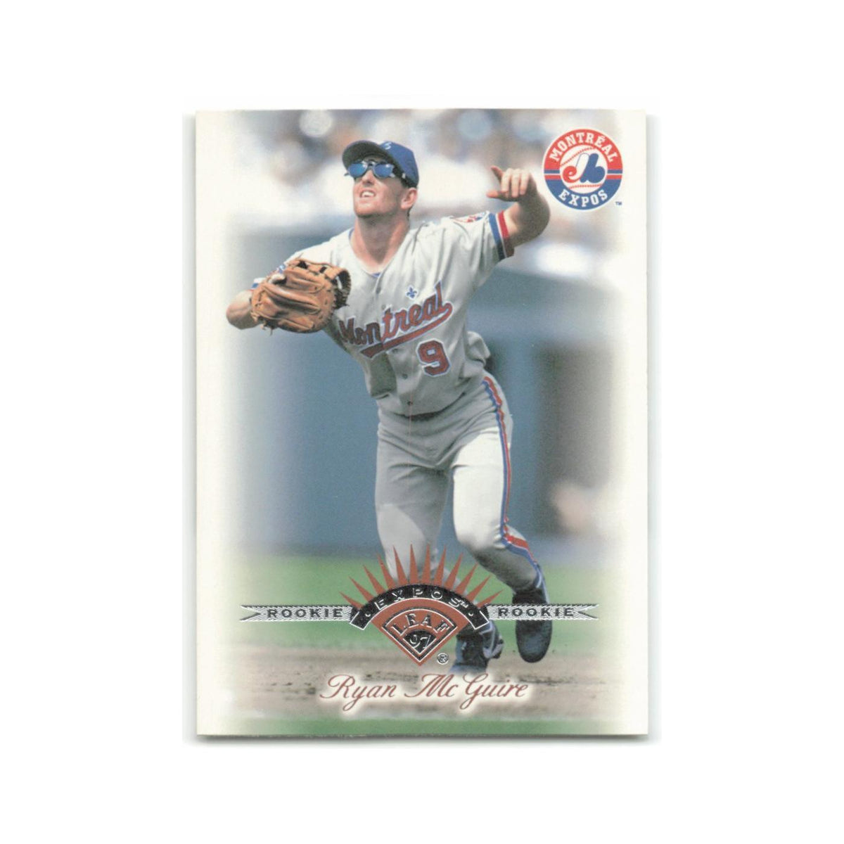Ryan McGuire Rookie 1997 Leaf #328 Montreal Expos Baseball Card NM