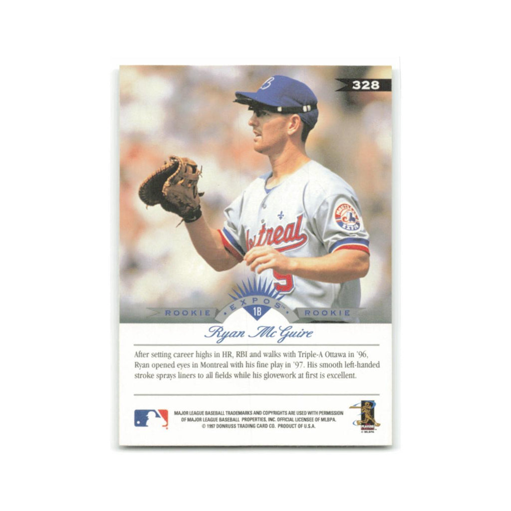 Ryan McGuire Rookie 1997 Leaf #328 Montreal Expos Baseball Card NM