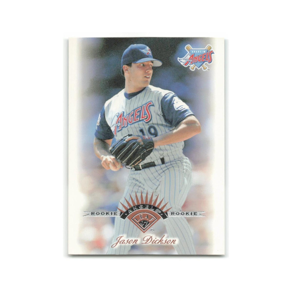 Jason Dickson Rookie 1997 Leaf #338 Anaheim Angels Baseball Card NM