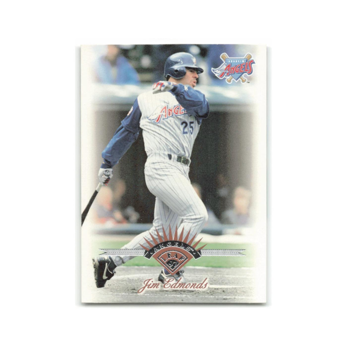 Jim Edmonds 1997 Leaf #231 Anaheim Angels Baseball Card NM