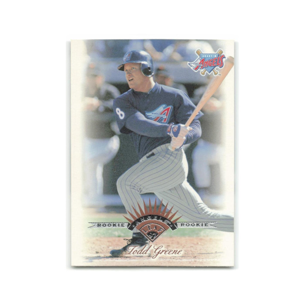 Todd Greene Rookie 1997 Leaf #331 Anaheim Angels Baseball Card NM