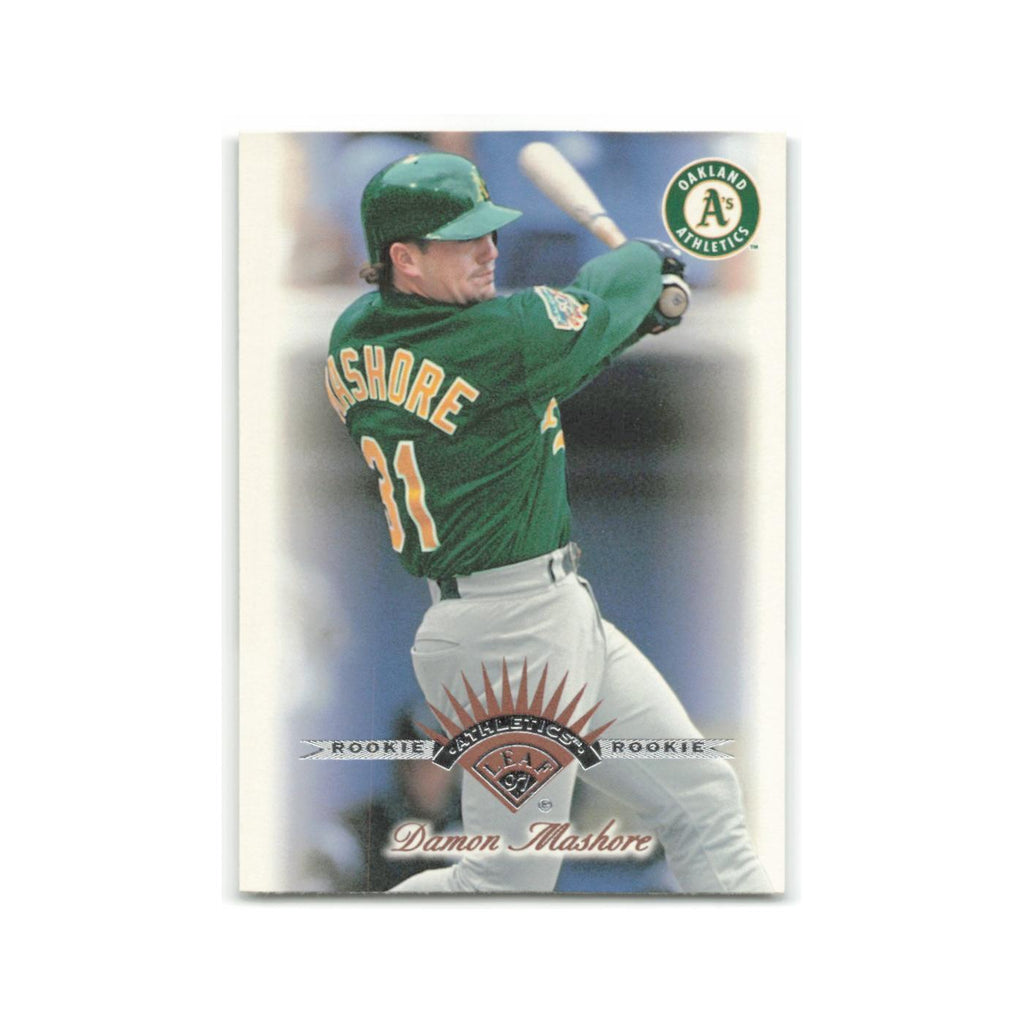 Damon Mashore Rookie 1997 Leaf #327 Oakland Athletics Baseball Card NM
