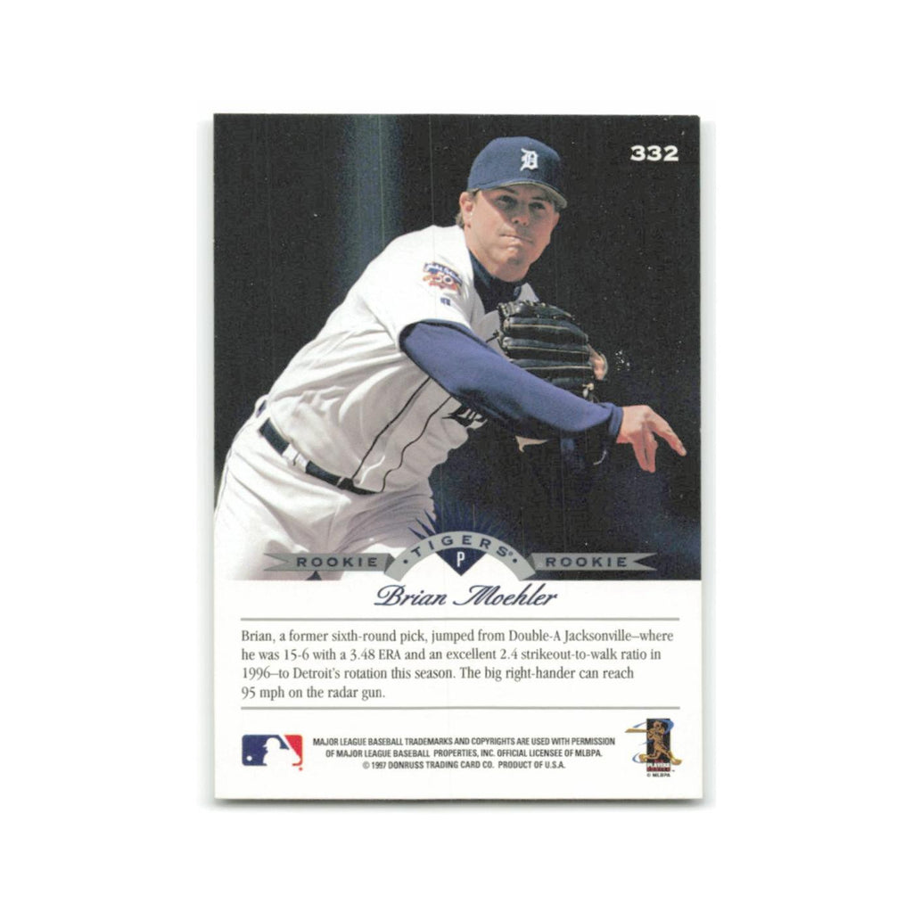 Brian Moehler Rookie 1997 Leaf #332 Detroit Tigers Baseball Card NM