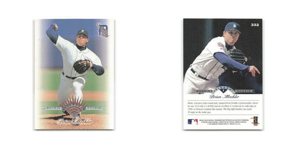 Brian Moehler Rookie 1997 Leaf #332 Detroit Tigers Baseball Card NM