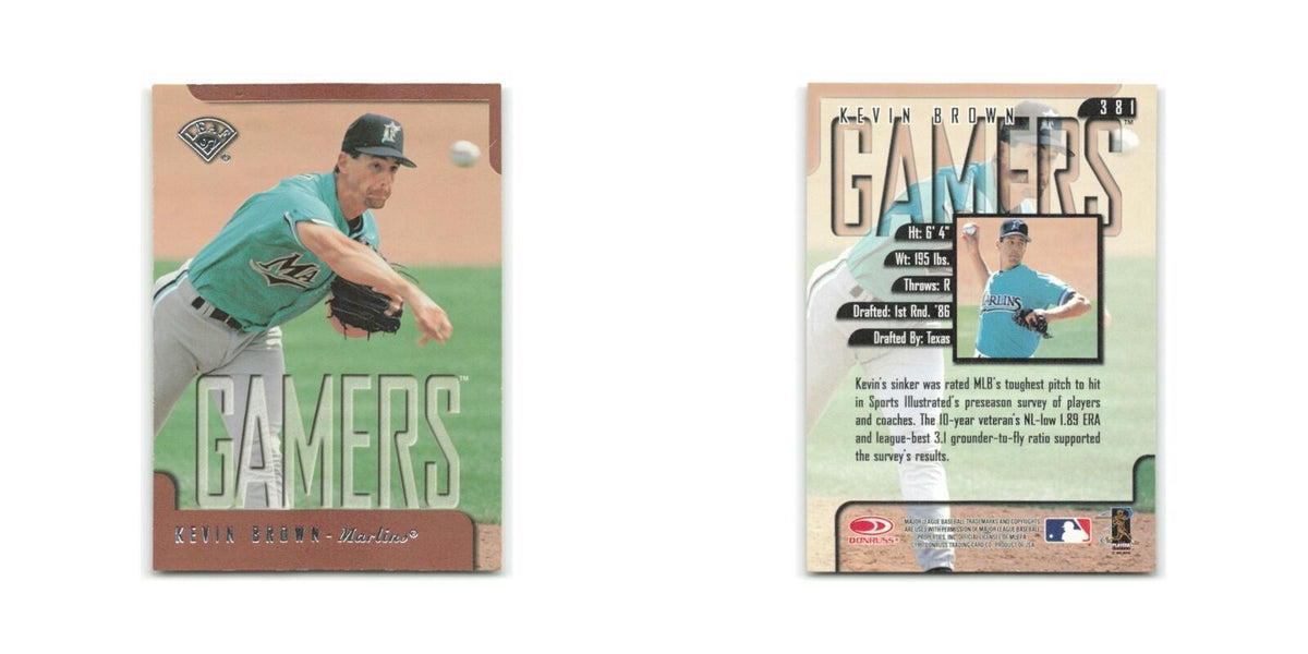 Kevin Brown 1997 Leaf #381 Florida Marlins Baseball Card NM