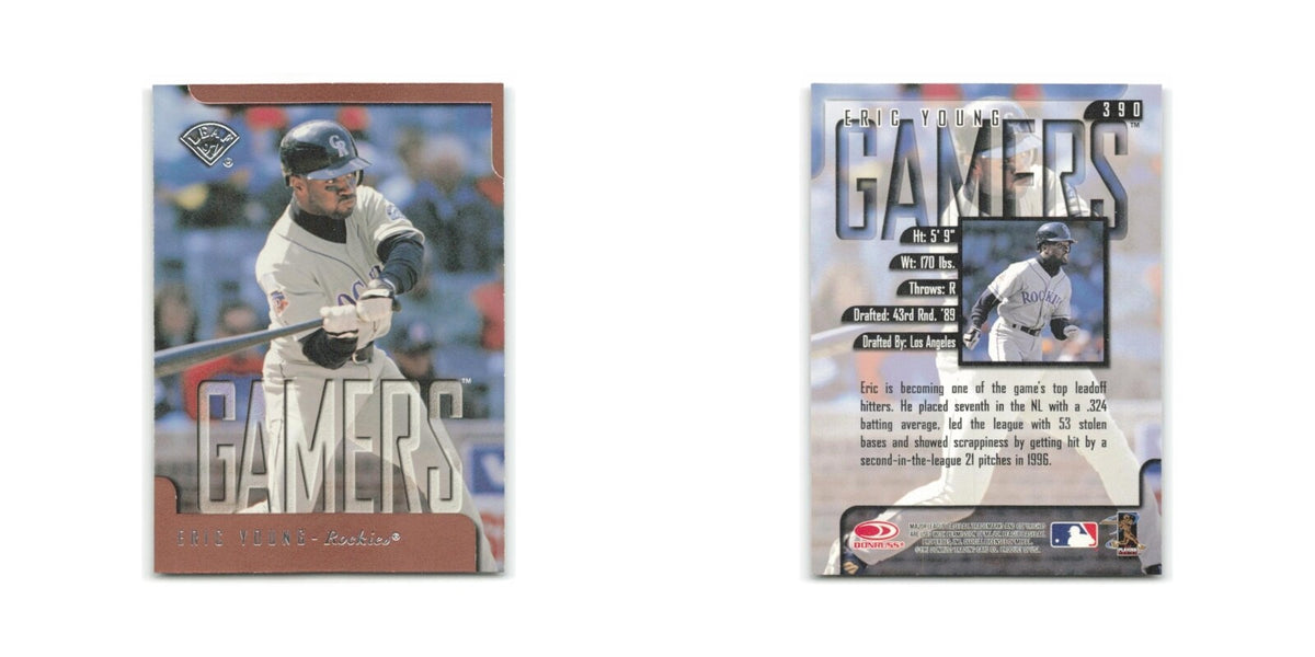 Eric Young 1997 Leaf #390 Colorado Rockies Baseball Card NM