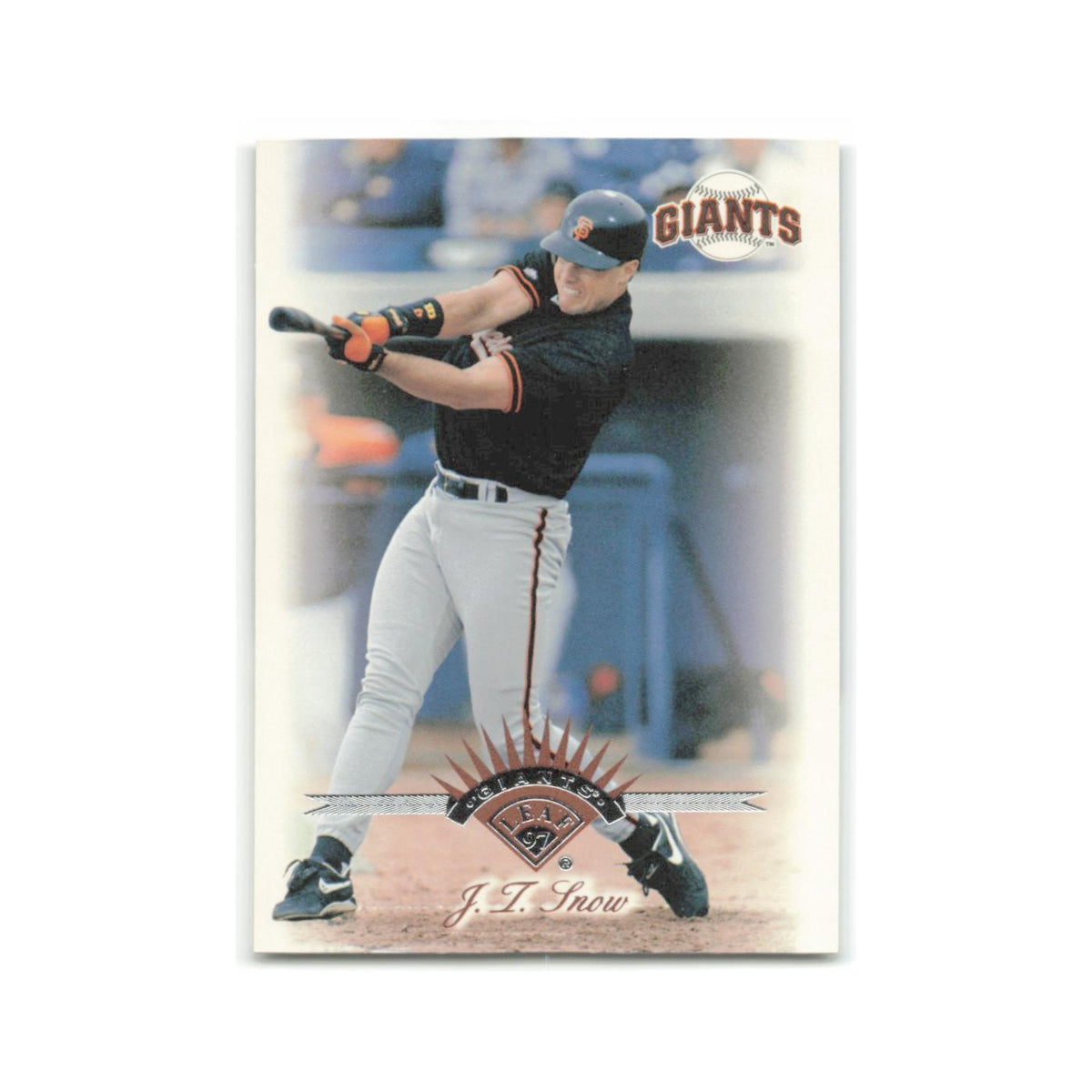 J.T. Snow 1997 Leaf #244 San Francisco Giants Baseball Card NM