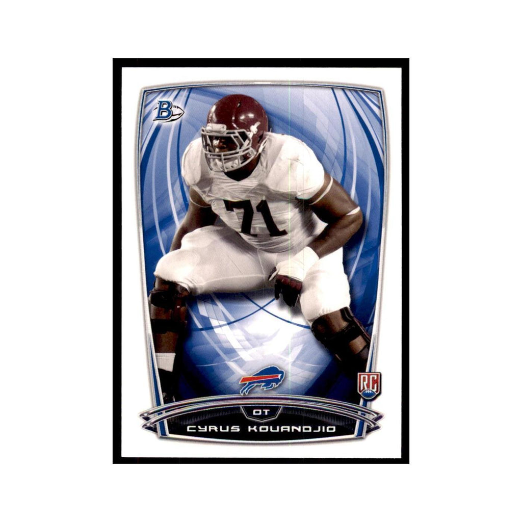 2014 Bowman Cyrus Kouandjio RC Football Cards #60