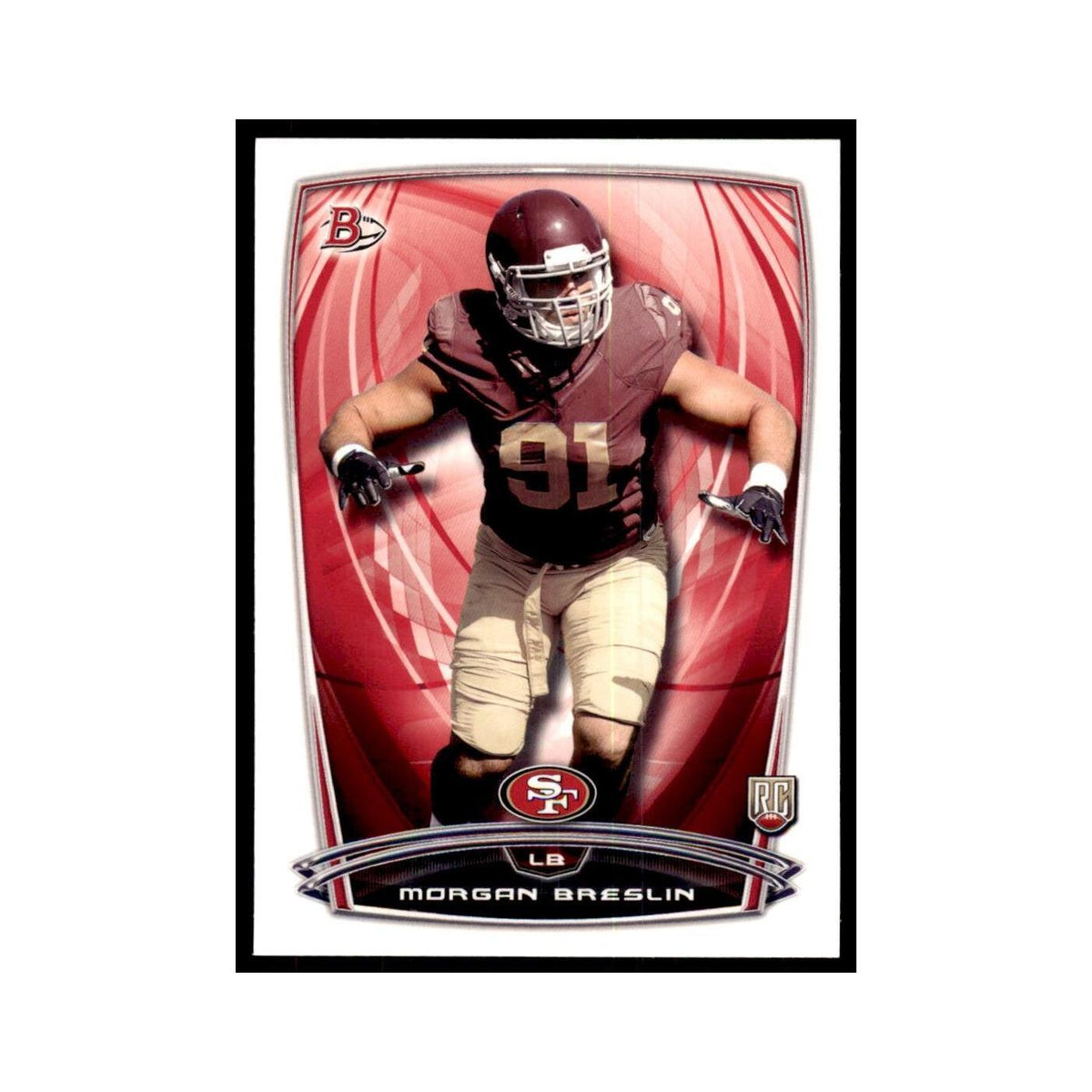 2014 Bowman Morgan Breslin RC Football Cards #65