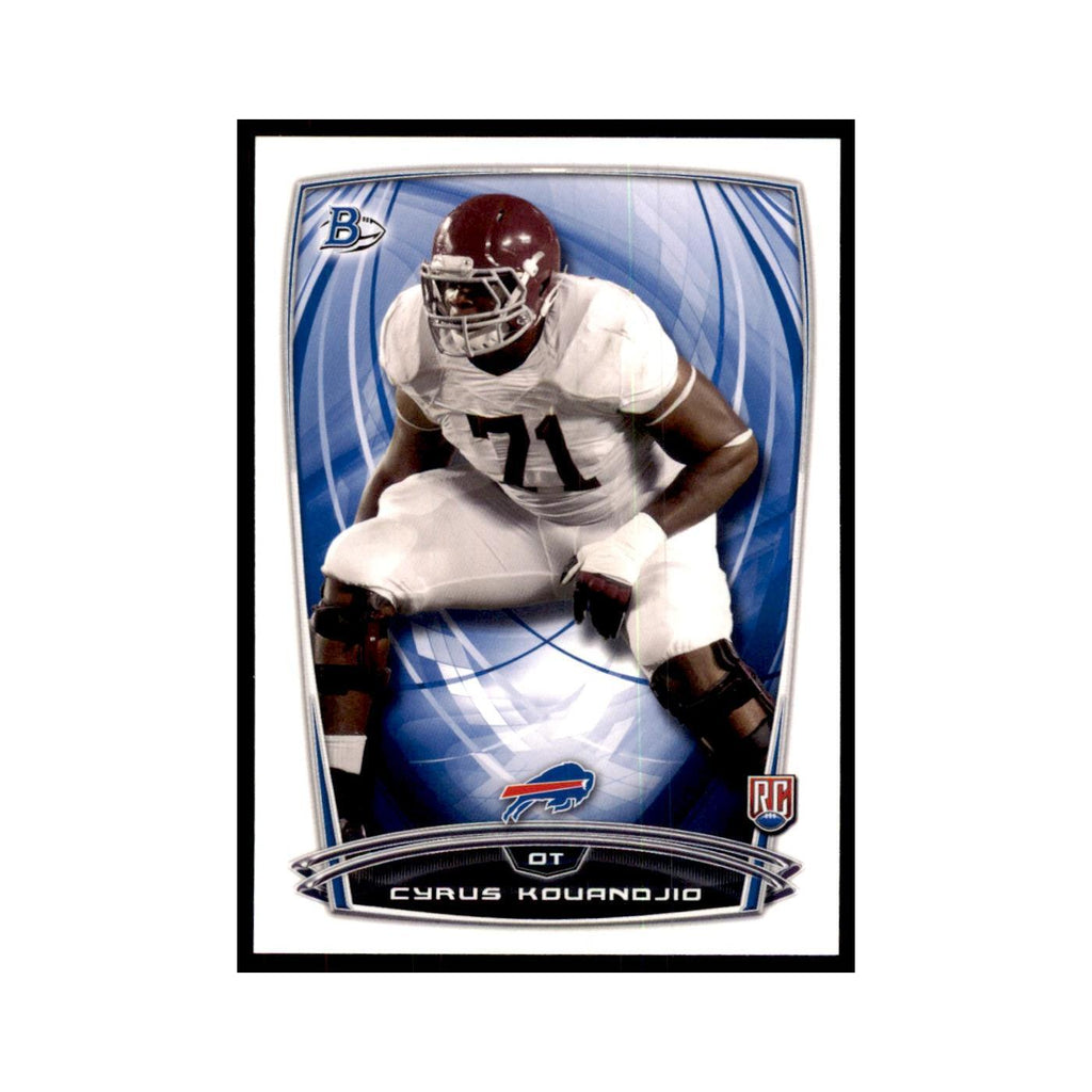 2014 Bowman Cyrus Kouandjio RC Football Cards #60