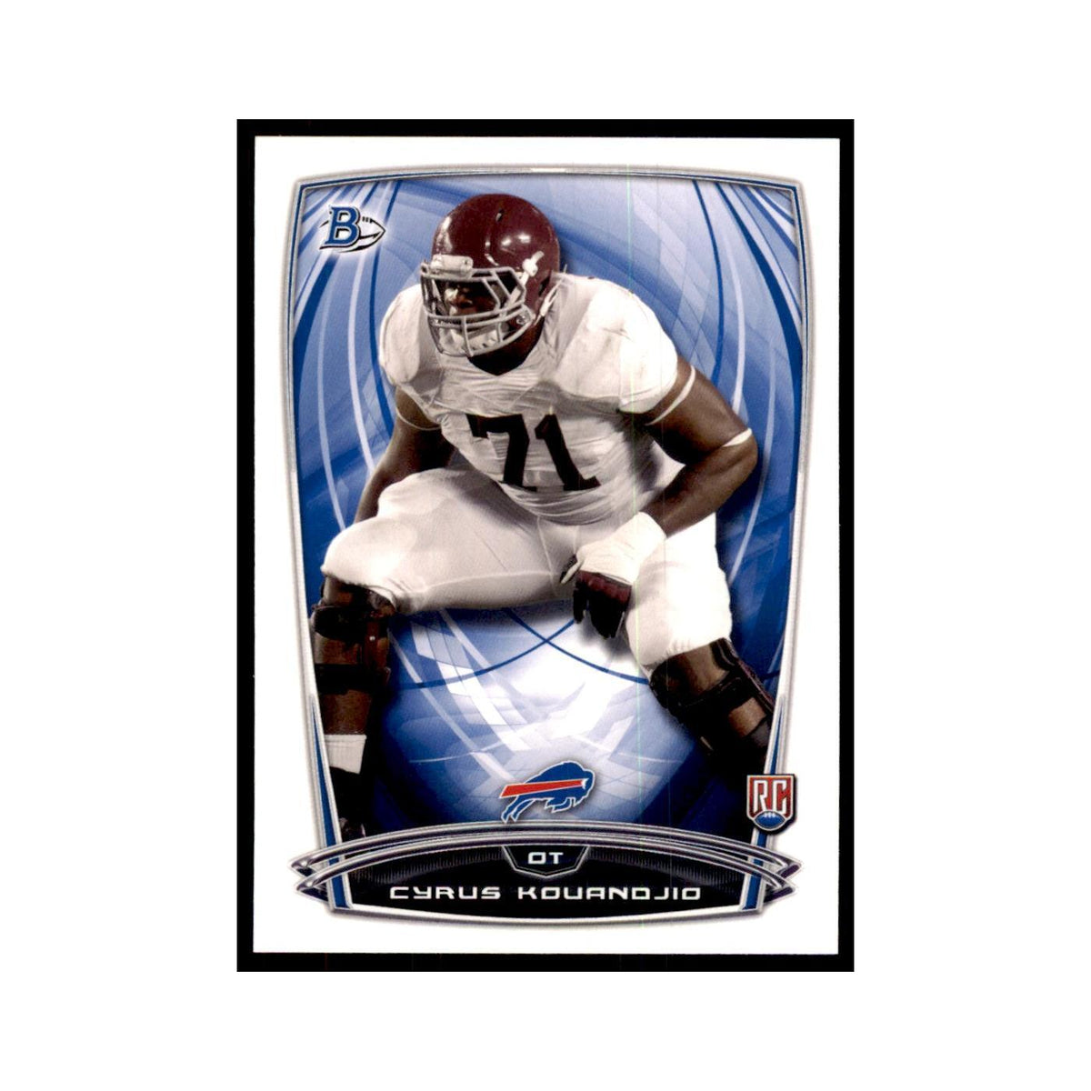 2014 Bowman Cyrus Kouandjio RC Football Cards #60
