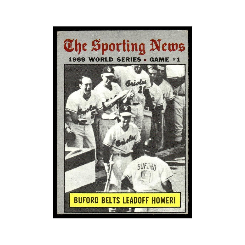 1970 Topps (Damaged) Buford Belts Leadoff Homer! #305