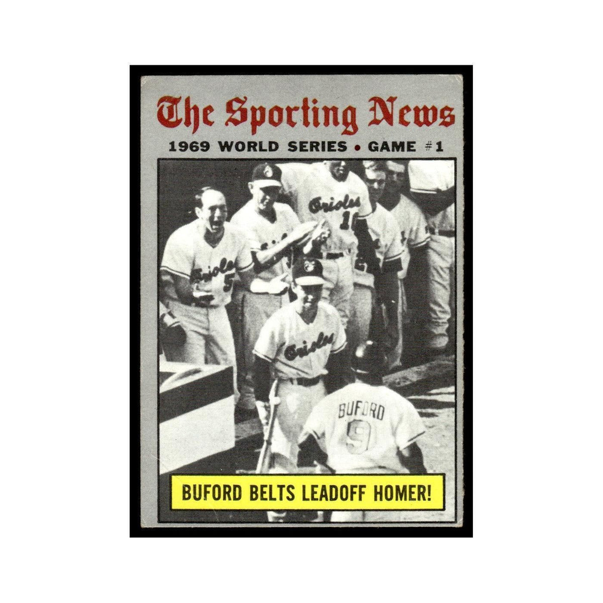 1970 Topps (Damaged) Buford Belts Leadoff Homer! #305