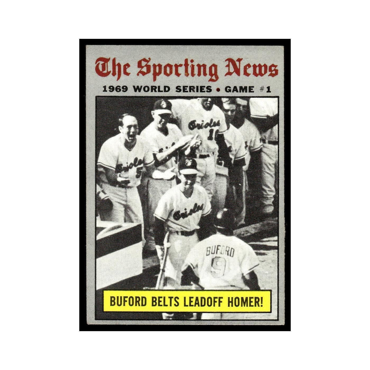 1970 Topps (Damaged) Buford Belts Leadoff Homer! #305