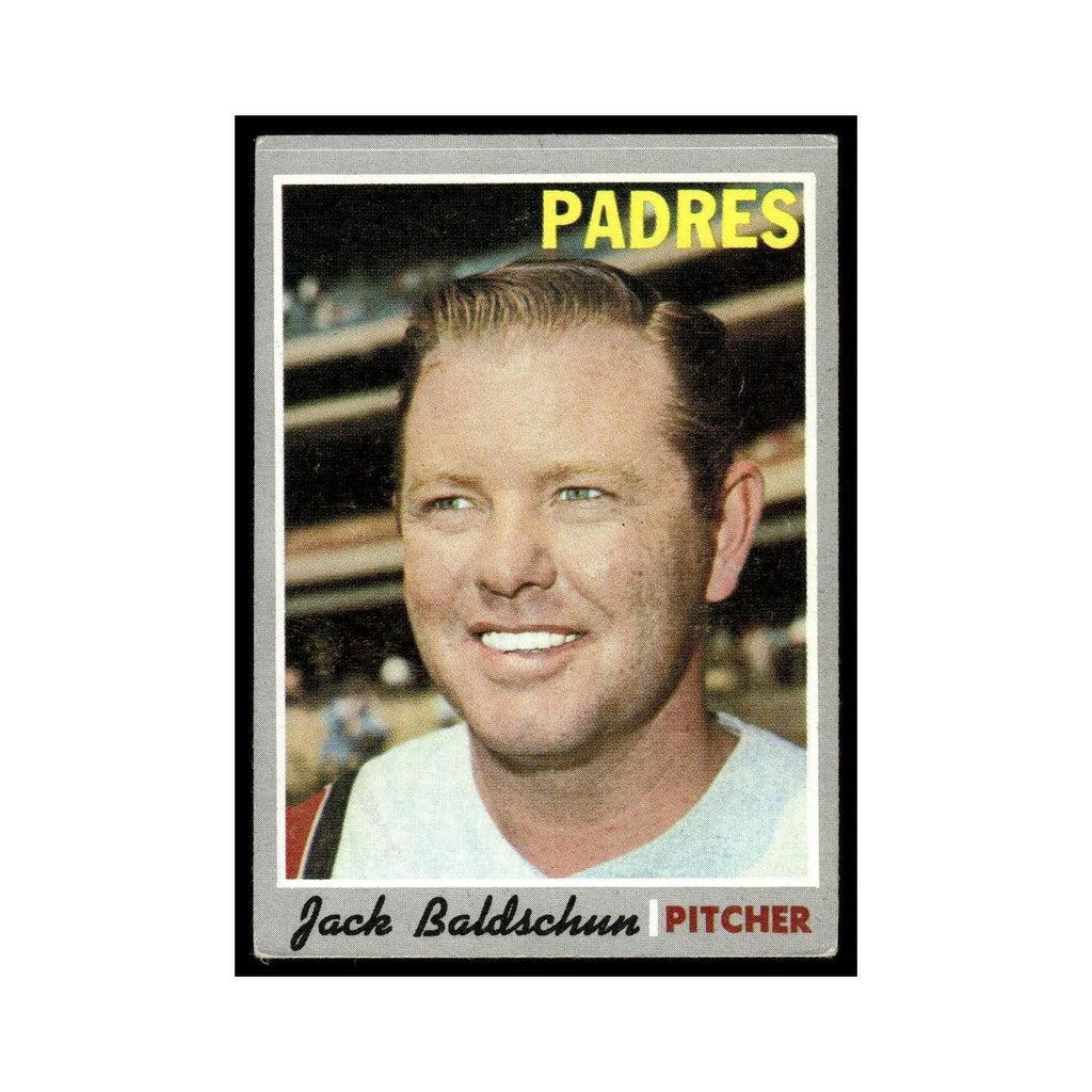 1970 Topps (Damaged) Jack Baldschun Padres #284