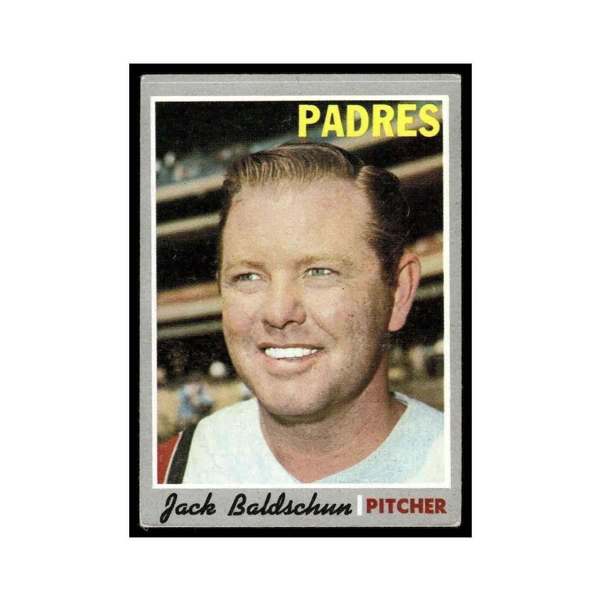 1970 Topps (Damaged) Jack Baldschun Padres #284