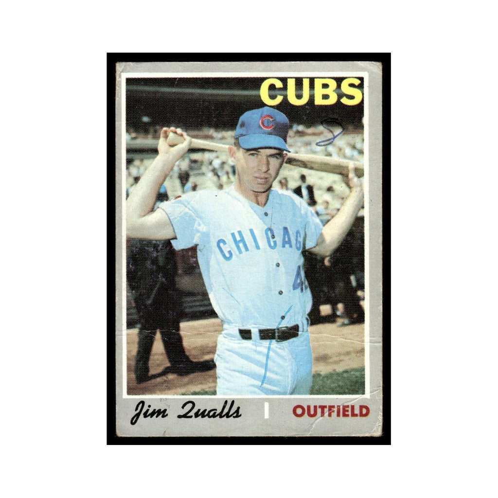 1970 Topps (Damaged) Jim Qualls Cubs #192