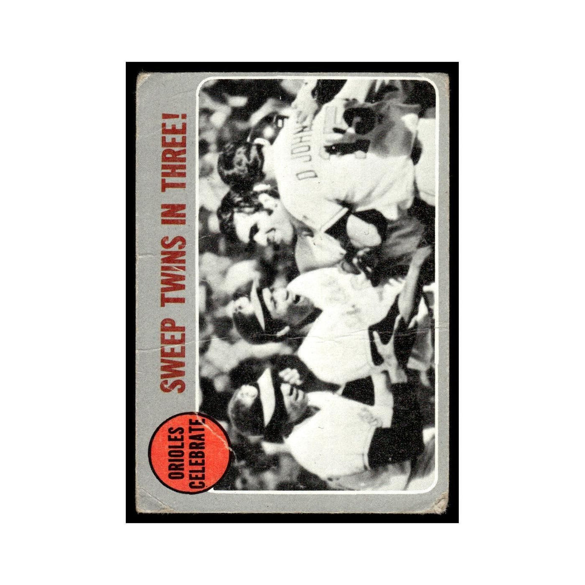 1970 Topps (Damaged) Sweep Twins In Three #202