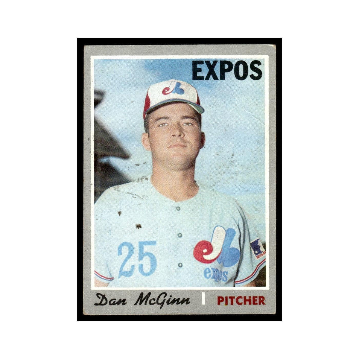 1970 Topps (Damaged) Dan McGinn Montreal Expos #364