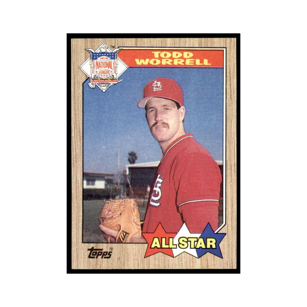 1987 Topps Todd Worrell Baseball Cards #605