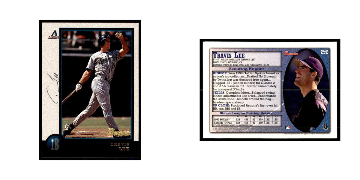 1998 Bowman Travis Lee Baseball Cards #292