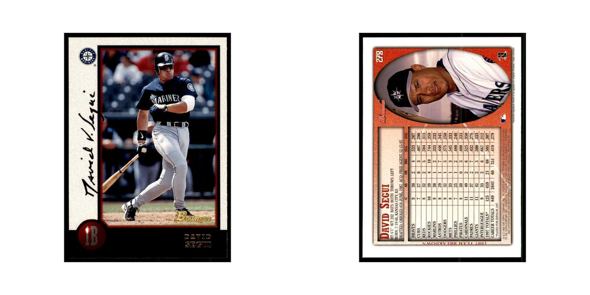 1998 Bowman David Segui Baseball Cards #278