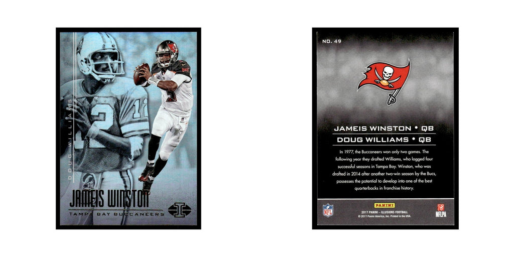 Jameis Winston Doug Williams 2017 Panini Illusions #49 Tampa Bay Buccaneers NM